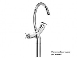 MEZCLADOR LAVABO CAÑO ALTO HERA BRUMA